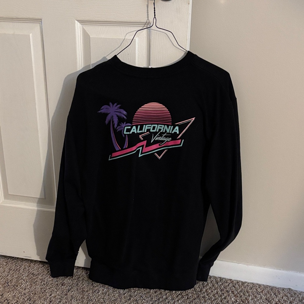 Black Long Sleeve Shirt with Logo